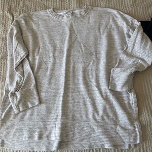aerie Light Heather Gray Crewneck Sweatshirt